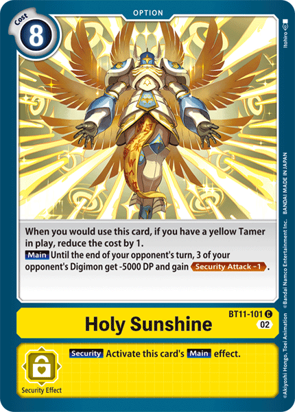 BT11-101 Holy Sunshine Common Holo Foil