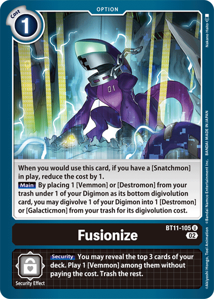 BT11-105 Fusionize Uncommon Holo Foil