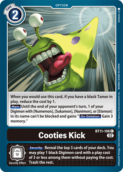 BT11-106 Cooties Kick Common