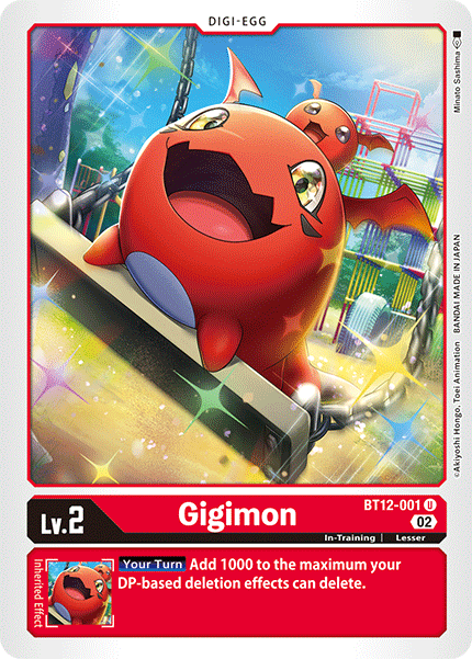 BT12-001 Gigimon Uncommon