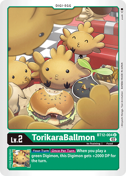 BT12-004 TorikaraBallmon Uncommon