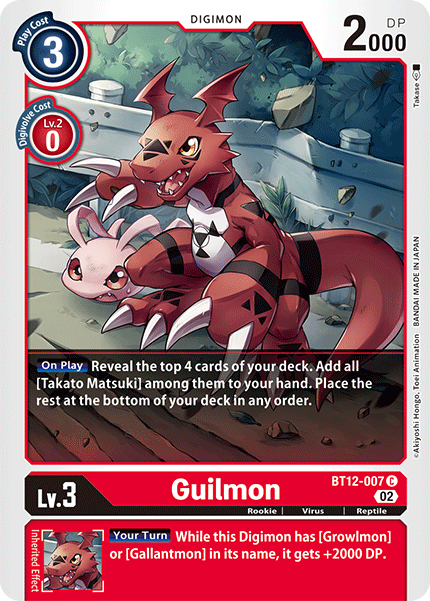 BT12-007 Guilmon Common