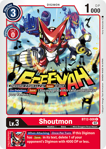 BT12-008 Shoutmon Common