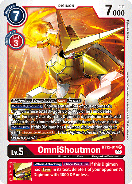 BT12-014 OmniShoutmon Common