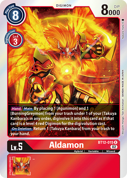 BT12-015 Aldamon Rare