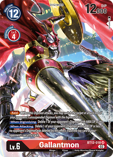 BT12-018 Gallantmon Alternate Art