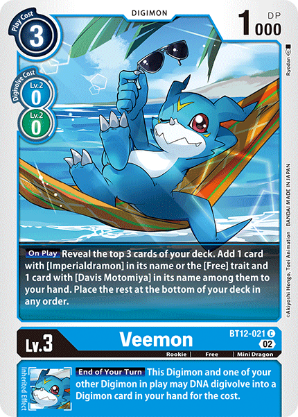 BT12-021 Veemon Common