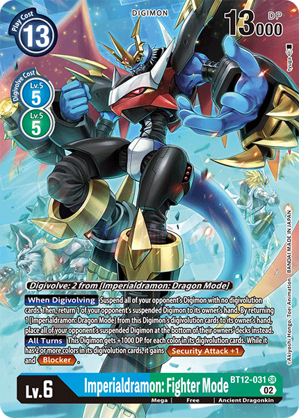 BT12-031 Imperialdramon: Fighter Mode Alternate Art