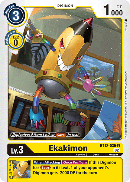 BT12-035 Ekakimon Uncommon