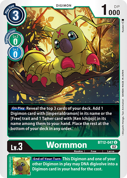 BT12-047 Wormmon Uncommon