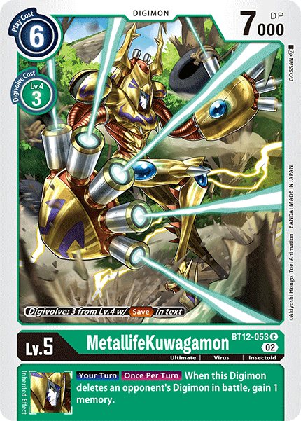 BT12-053 MetallifeKuwagamon Common