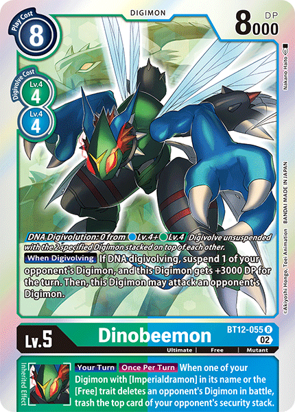 BT12-055 Dinobeemon Rare