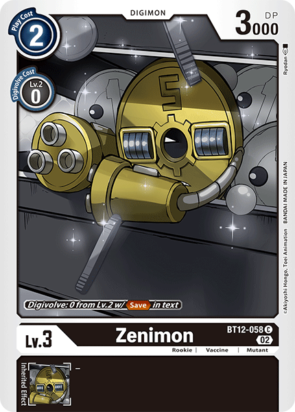 BT12-058 Zenimon Common