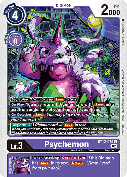 BT12-075 Psychemon Uncommon