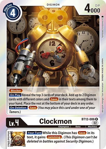 BT12-086 Clockmon Rare