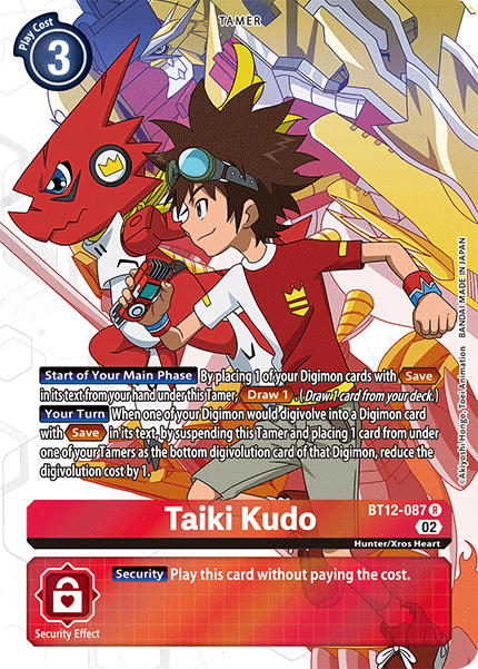 BT12-087 Taiki Kudo Alternate Art