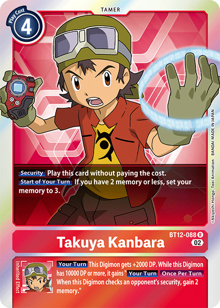 BT12-088 Takuya Kanbara Rare