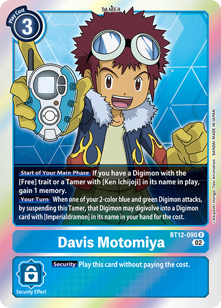 BT12-090 Davis Motomiya Rare