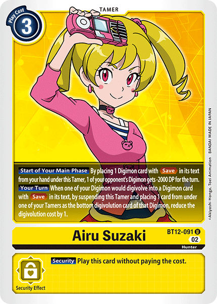 BT12-091 Airu Suzaki Uncommon