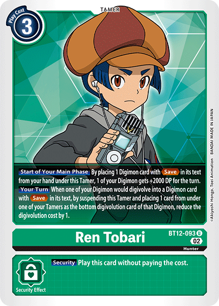 BT12-093 Ren Tobari Uncommon