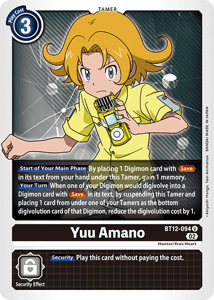 BT12-094 Yuu Amano Uncommon