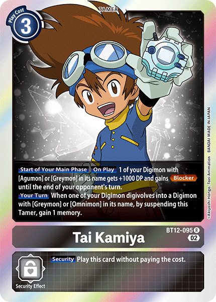 BT12-095 Tai Kamiya Rare