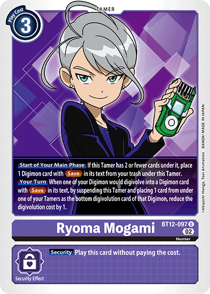 BT12-097 Ryoma Mogami Uncommon