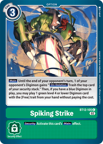 BT12-105 Spiking Strike Common