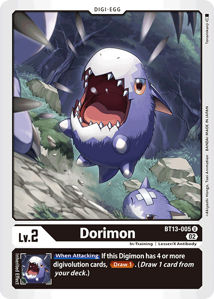 BT13-005 Dorimon Uncommon