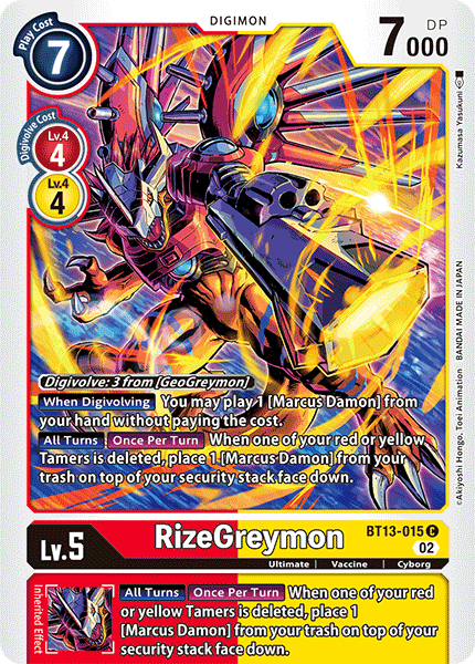 BT13-015 RizeGreymon Common