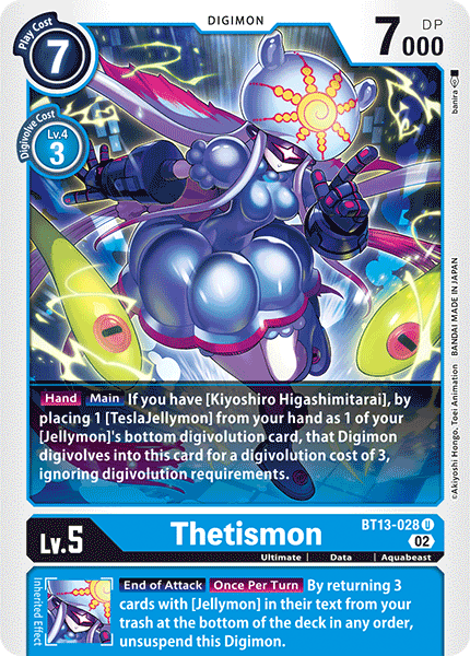 BT13-028 Thetismon Uncommon