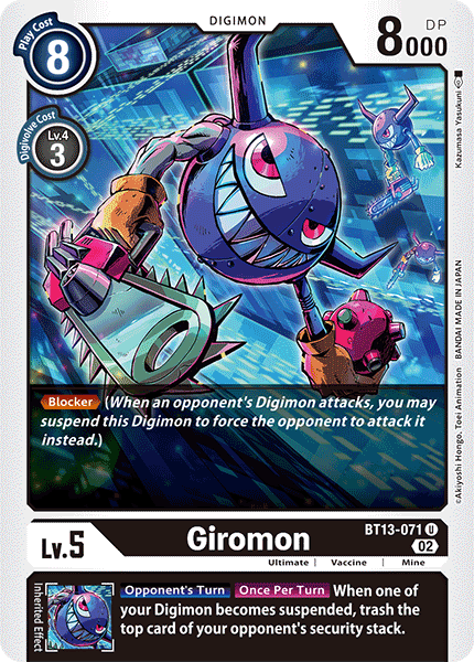 BT13-071 Giromon Uncommon