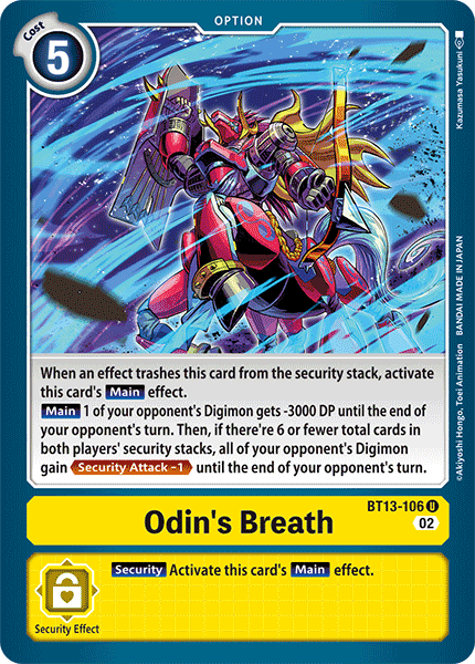 BT13-106 Odin's Breath Uncommon