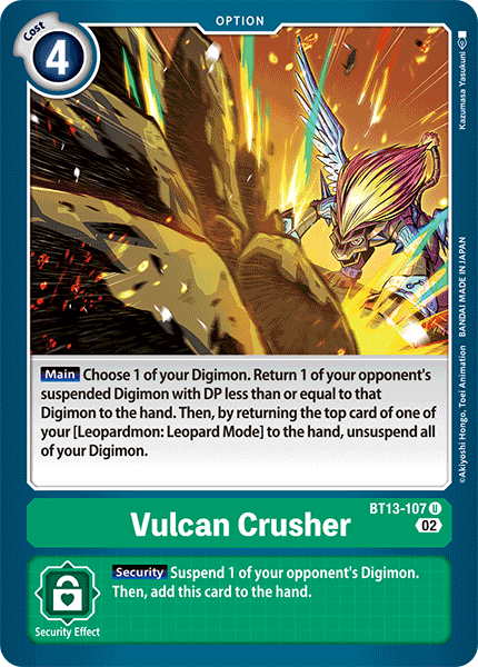 BT13-107 Vulcan Crusher Uncommon