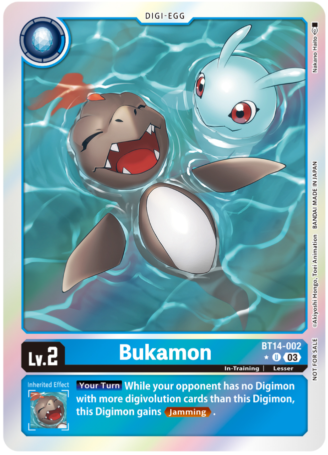 BT14-002 Bukamon Box Topper