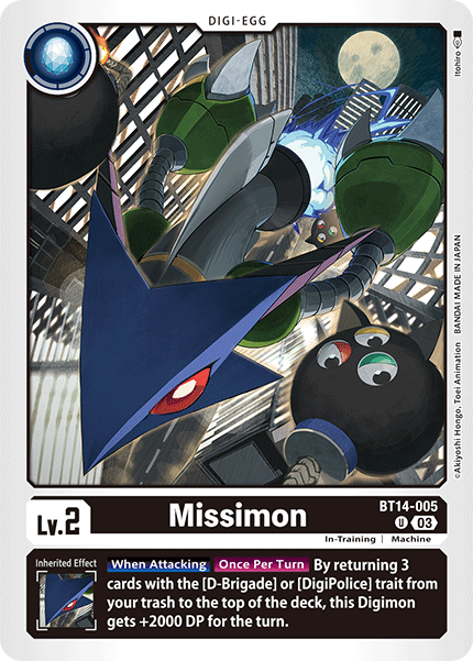 BT14-005 Missimon Box Topper