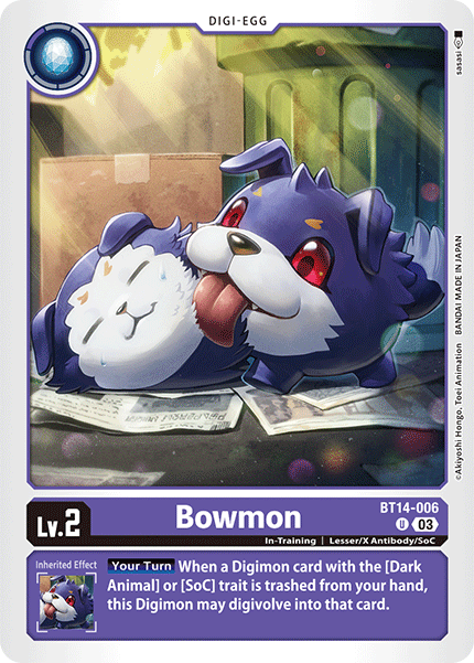 BT14-006 Bowmon Box Topper