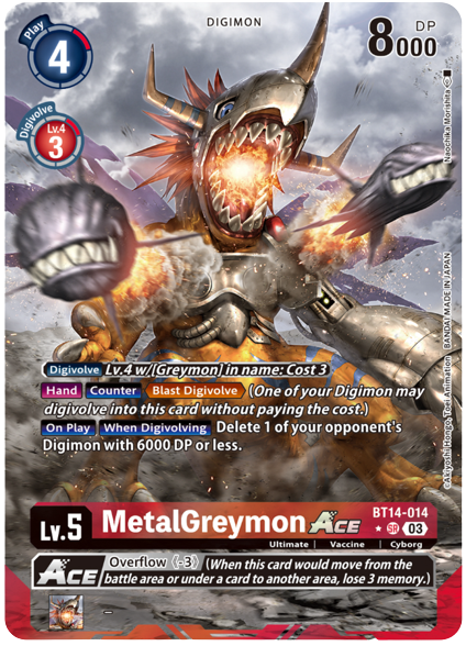 BT14-014 MetalGreymon ACE Alternative Art