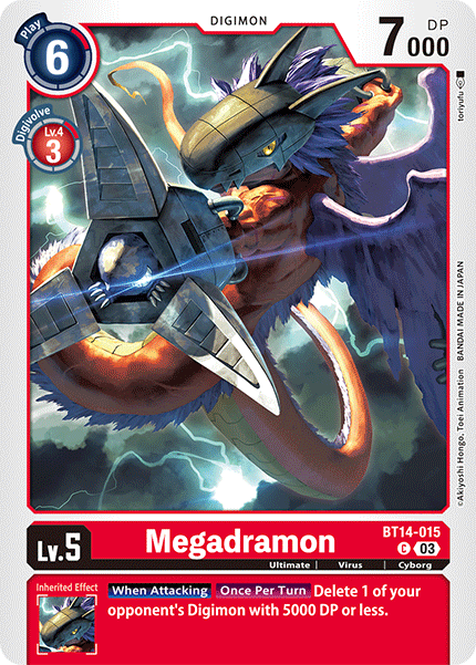 BT14-015 Megadramon Common