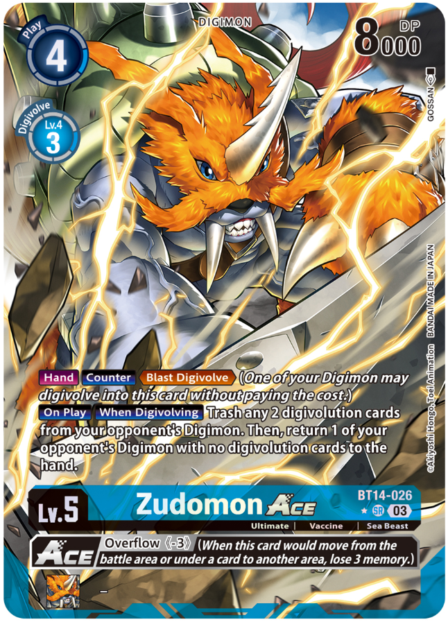 BT14-026 Zudomon ACE Alternative Art