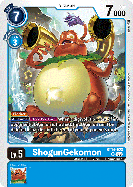 BT14-028 ShogunGekomon Uncommon