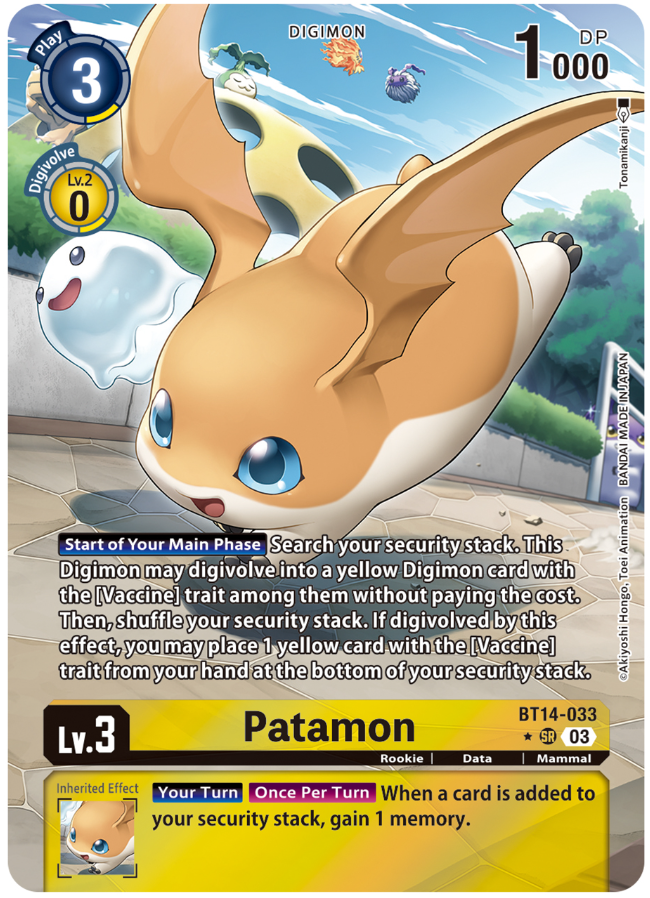 BT14-033 Patamon Alternative Art