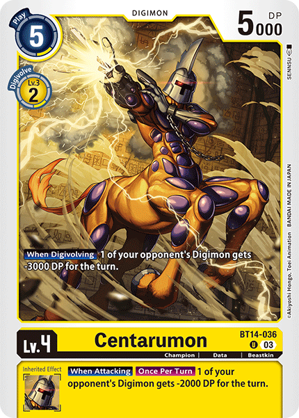 BT14-036 Centarumon Uncommon