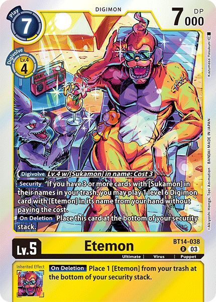 BT14-038 Etemon Rare