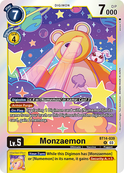 BT14-039 Monzaemon Rare