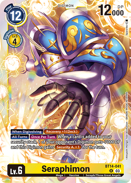 BT14-041 Seraphimon Rare