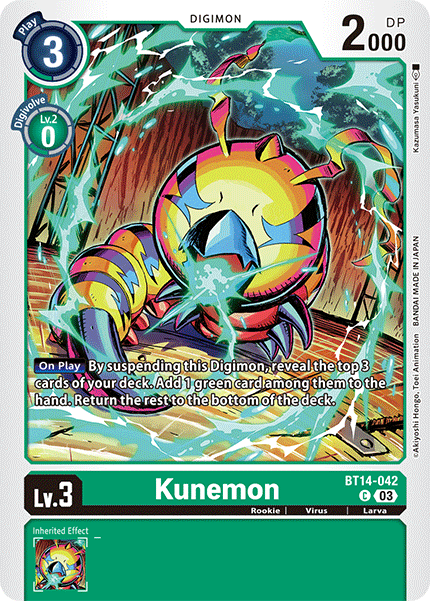 BT14-042 Kunemon Common