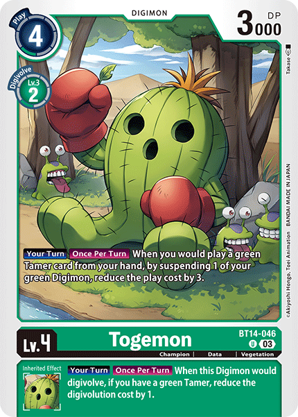 BT14-046 Togemon Uncommon