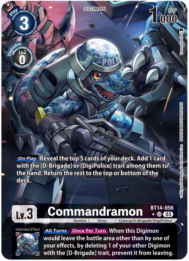 BT14-056 Commandramon Alternative Art