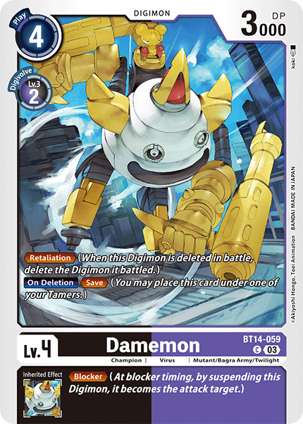 BT14-059 Damemon Common